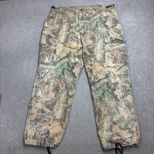 Pantaloni Wrangler Adulto X Grandi Marrone Realtree Carpenter Tela...