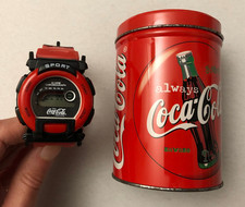 Coca Cola Millenium Armbanduhr in Coca Cola Behälter Dose Sammler Vintage Rar