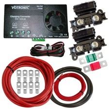 Zweitbatterieset Votronic VCC 1212-30 Ladebooster 12V 30A 3,5m 16mm&sup2; Kabel EURO6
