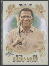 2021 Topps Allen & Ginter Chrome #260 Jesse Sanchez Refractor