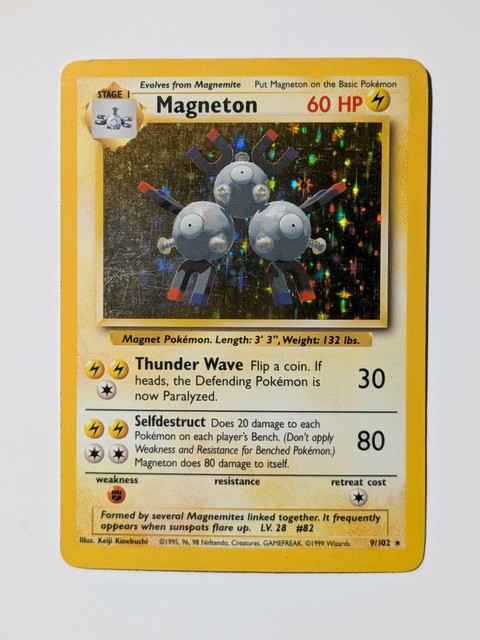 Magneton 009/102 Base Set Holo 1999 Keiji Kinebuchi Gamefreak Wizards