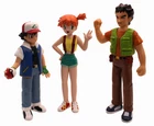 Ash, Misty, Brok Pokémon Vintage TOMY Figure Authentic Nintendo C.G.T.S.J. P9