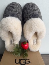 UGG Cozy Women's Slipper Size US 10 Charcoal Authentic in Original Box NEW 