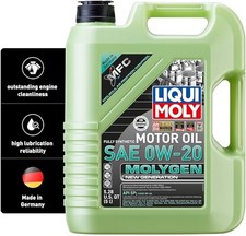 Liqui Moly Molygen New Generation 0W-20 Full Synthetic Motor Oil 5 Liter 60.48 per gallon