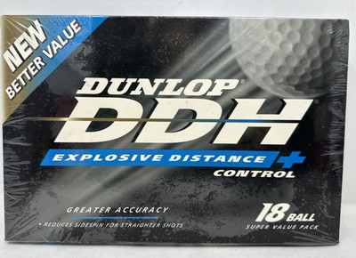 Dunlop DDH Explosive Distance + Control Golf Balls 18 Balls New Sealed Made USA