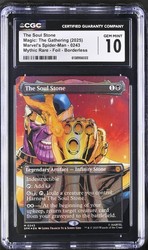 The Soul Stone (Borderless) Foil - Marvel's Spider-Man MTG