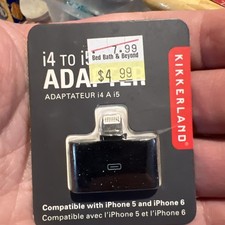 Kikkerland 30 PIN To Lightning Adapter for iPhone 5 and More XUS57 Black