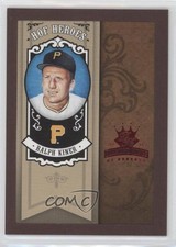 2005 Donruss Diamond Kings HOF Heroes Red Framed Ralph Kiner #HH-69 HOF 0a3