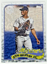 KEN GRIFFEY JR 🔥INSERT🔥2024 Topps 35th Anniversary 89B-25 * SILVER FOILBOARD