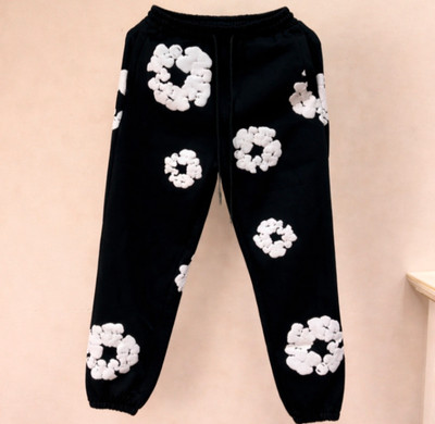 Denim Tears Merch Cotton Strass Black Sweatpants Size L