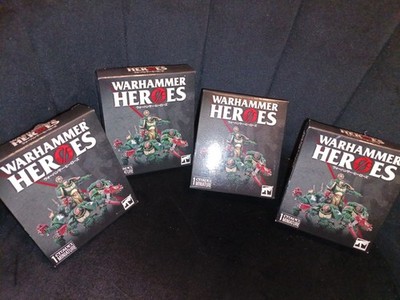 Warhammer Heroes - Series 6 - Strike Force Variel - 40k - Dark Angels  4 boxes 
