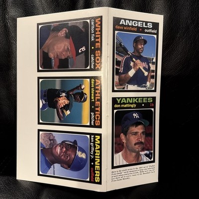 1991 SCD Pocket Price Guide Uncut Sheet Ken Griffey Jr./Don Mattingly/Winfield +