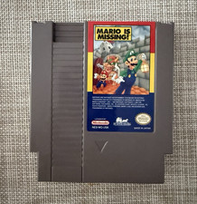 Nintendo Mario is Missing! (NES) Game Cartridge
