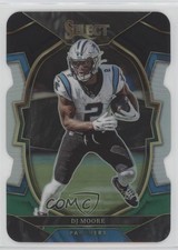 2022 Panini Select Concourse Black & Green Prizm Die-Cut DJ Moore #32 15sx