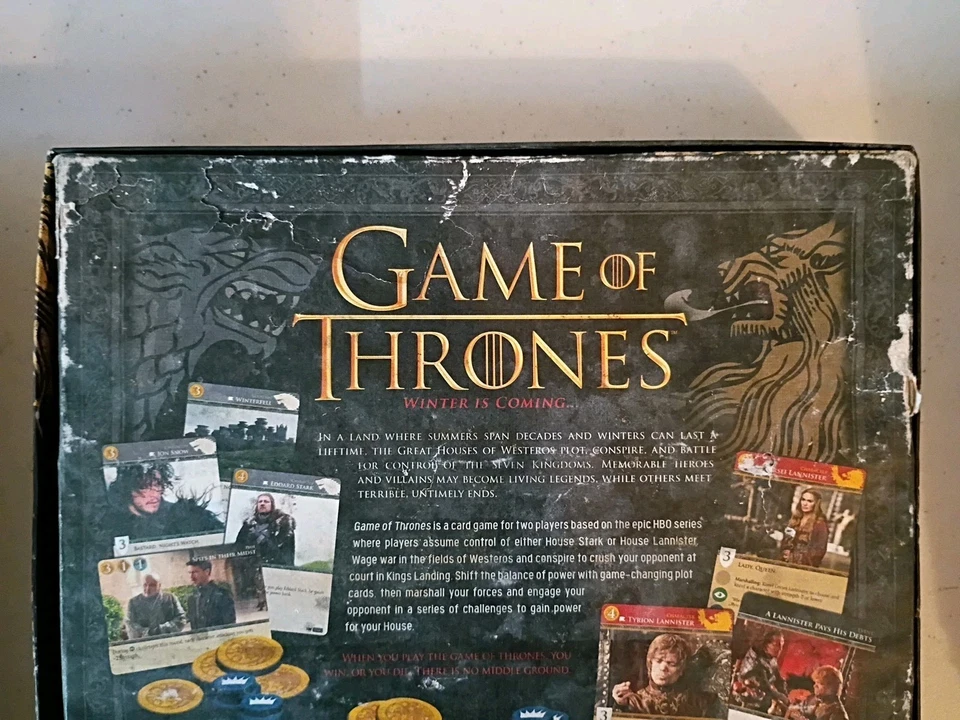 Game Of Thrones: Winter Is Coming Card Game ~ COMPLETE - Image 3 of 4