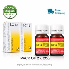 Dr Reckeweg BC 16 Tablets 20g Homeopathic General Wellness Support 2 Pack
