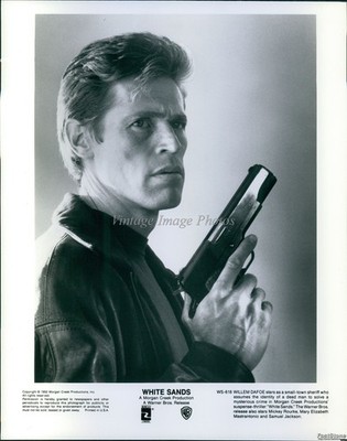 1992 White Sands Movie Still With Willem Dafoe Promo 8X10 Historic Vintage Photo