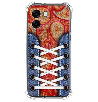 Hülle Silikon Stoßfest für Oppo A6 4G/5G Design Turnschuhe 10 Muster