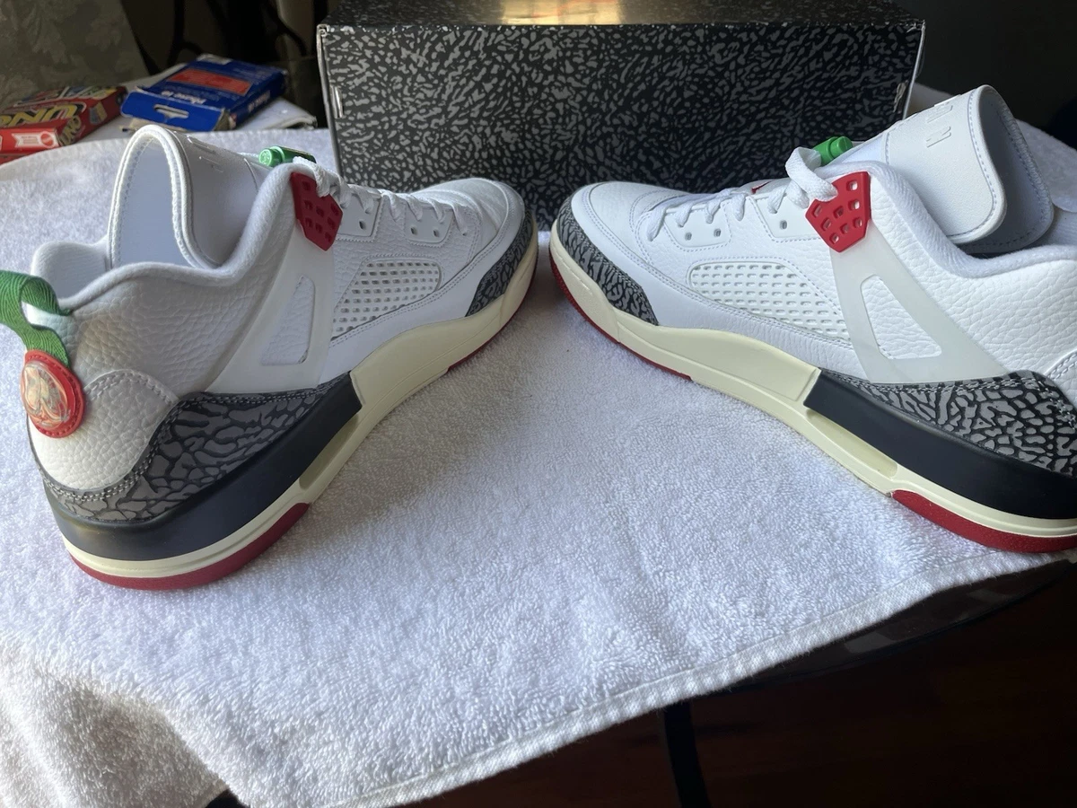 Jordan Spizike SE Low Top Schnürschuhe Sportschuhe weiß Do The Right Thing