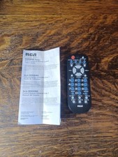RCA Universal Remote Control Platinum Pro 4 Device RCR504BE TESTED With Manual.