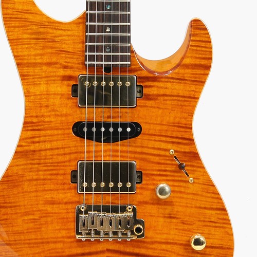 Aria Pro II MAF-8130GP AMB Electric Guitar W/Hard Case Tremolo Arm Used Product - Picture 5 of 11