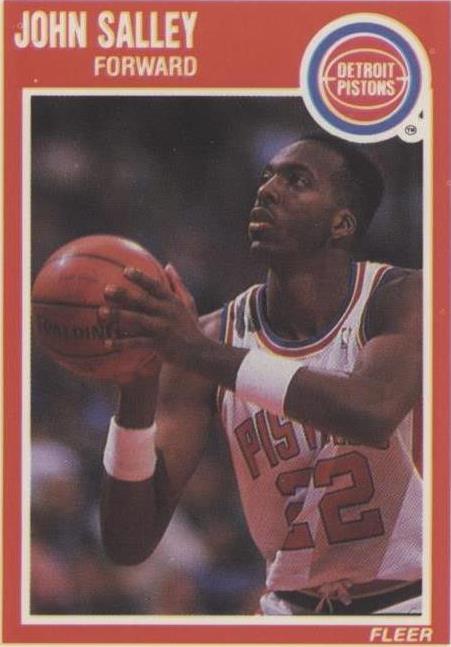 1989-90 Fleer - John Salley #51 - 1 of 2