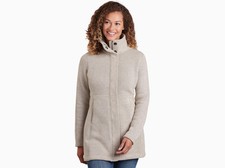 Kuhl W's Highland Long Jacket Natural - New W/original Tags