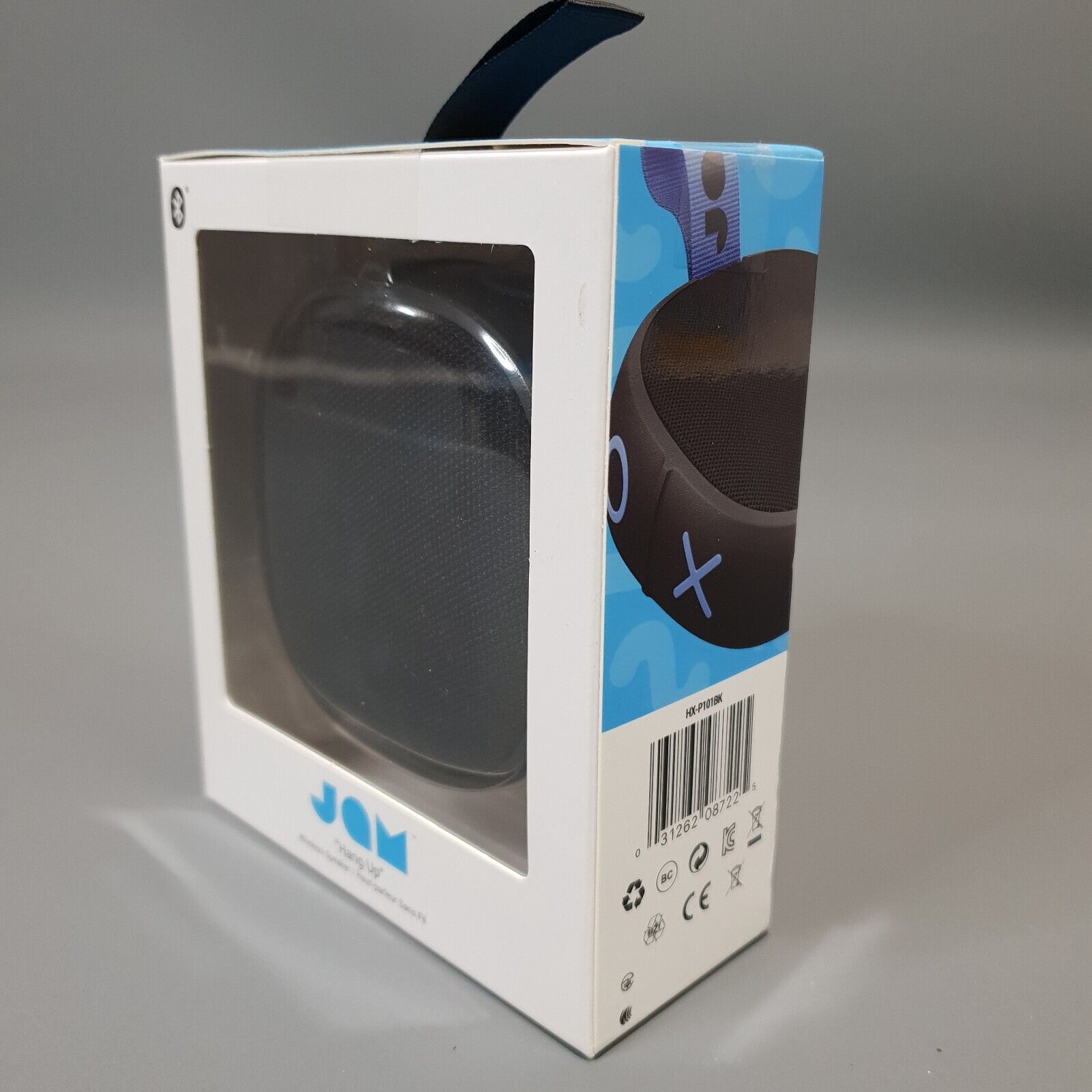 Jam Hang Up Bluetooth Speakers Waterproof Portable Black Sticky Pad 8hr Play - Picture 3 of 12