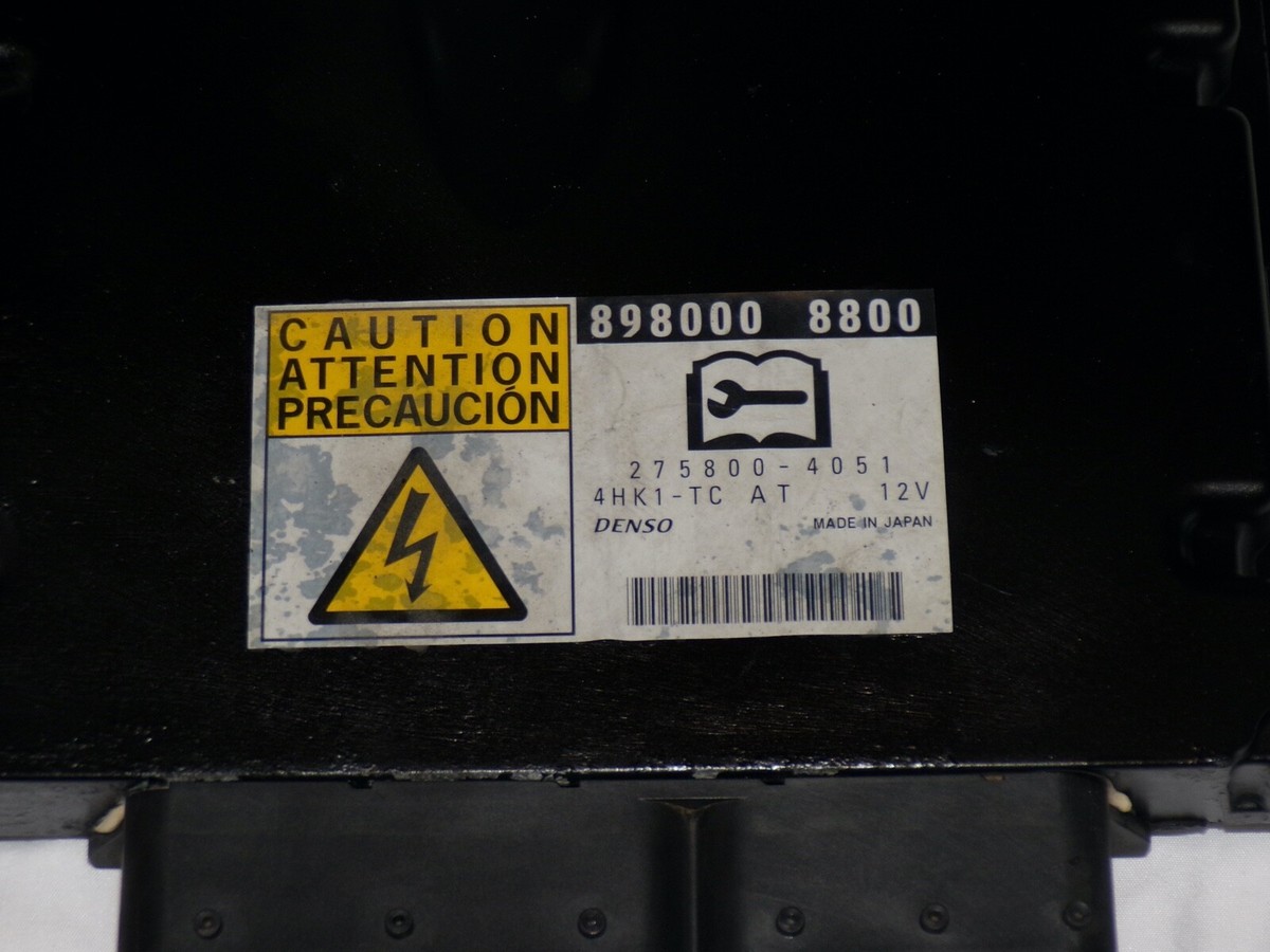 2006 Isuzu NQR 4hk1 Engine Control Module 898000 8800 for