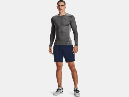 Under Armour Men's UA Compression Long Sleeve HeatGear T-Shirt Sonic Workout Tee - Picture 14 of 49