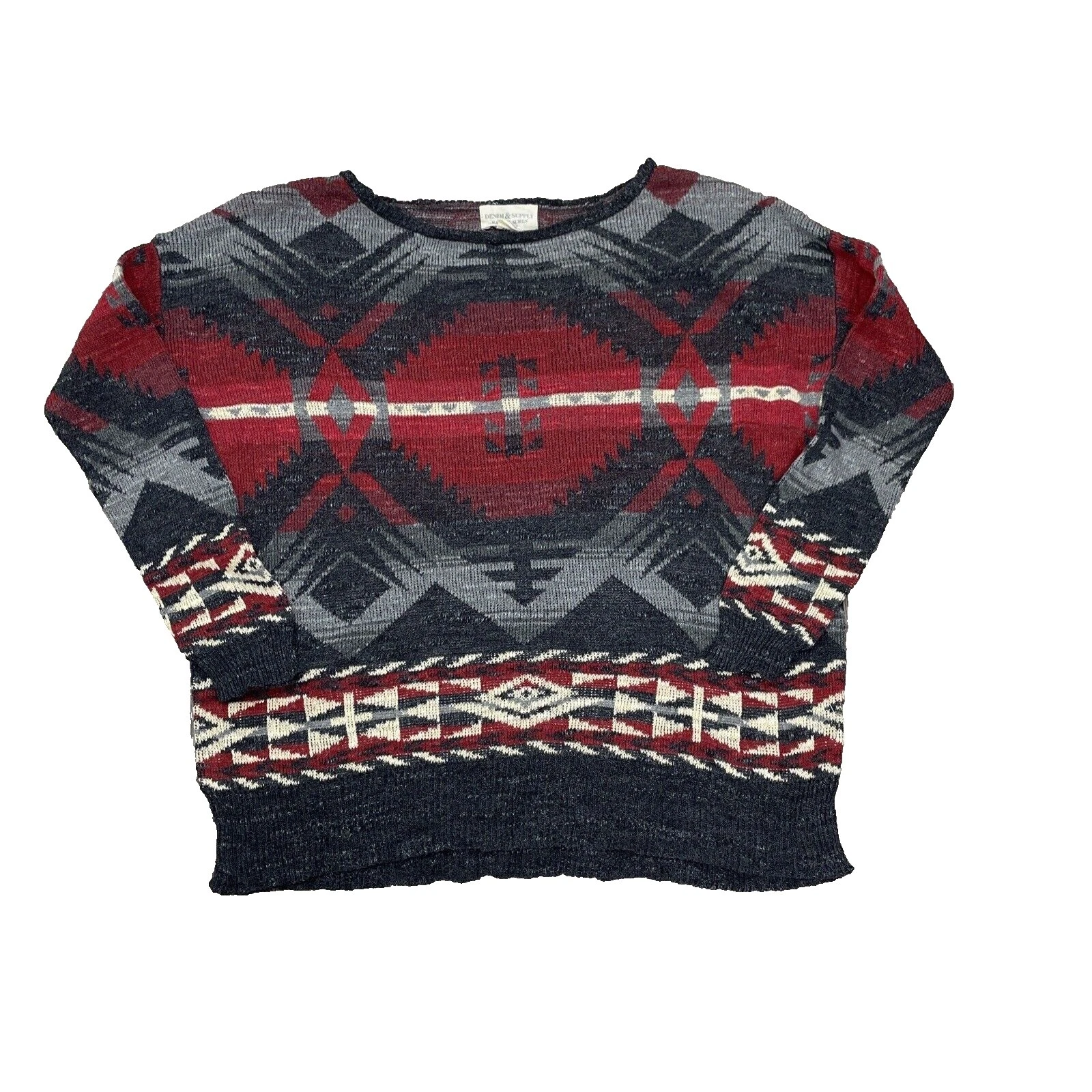 Algodão Ralph Lauren Tribal Suéteres Femininos