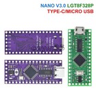 NEW MiniEVB TYPE-C MICRO USB Compatible ATMEGA328 Nano V3 LGT8F328P For Arduino