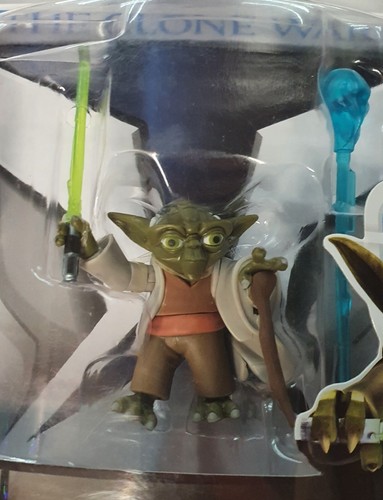 Star Wars: The Clone Wars 2008 No. 3 Master Yoda Figure - NEW - Picture 2 of 3