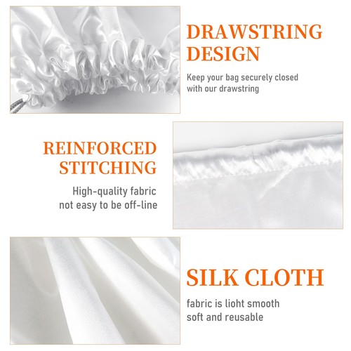 2Pack Dust Bags for Handbags,Purse Dust Bag with Drawstring Travel Storage Pouch - Picture 6 of 7