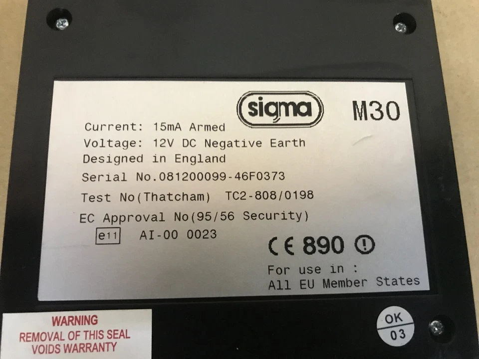 SUBARU IMPREZA 2.0 i R AWD MÓDULO DE CONTROLE DE ALARME CAIXA 081200099 2005 2006 2007 - Imagem 4 de 4