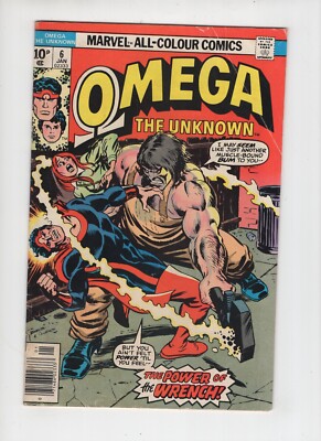 Omega The Unknown #6 (1977) UK pence variant, Marvel Comics