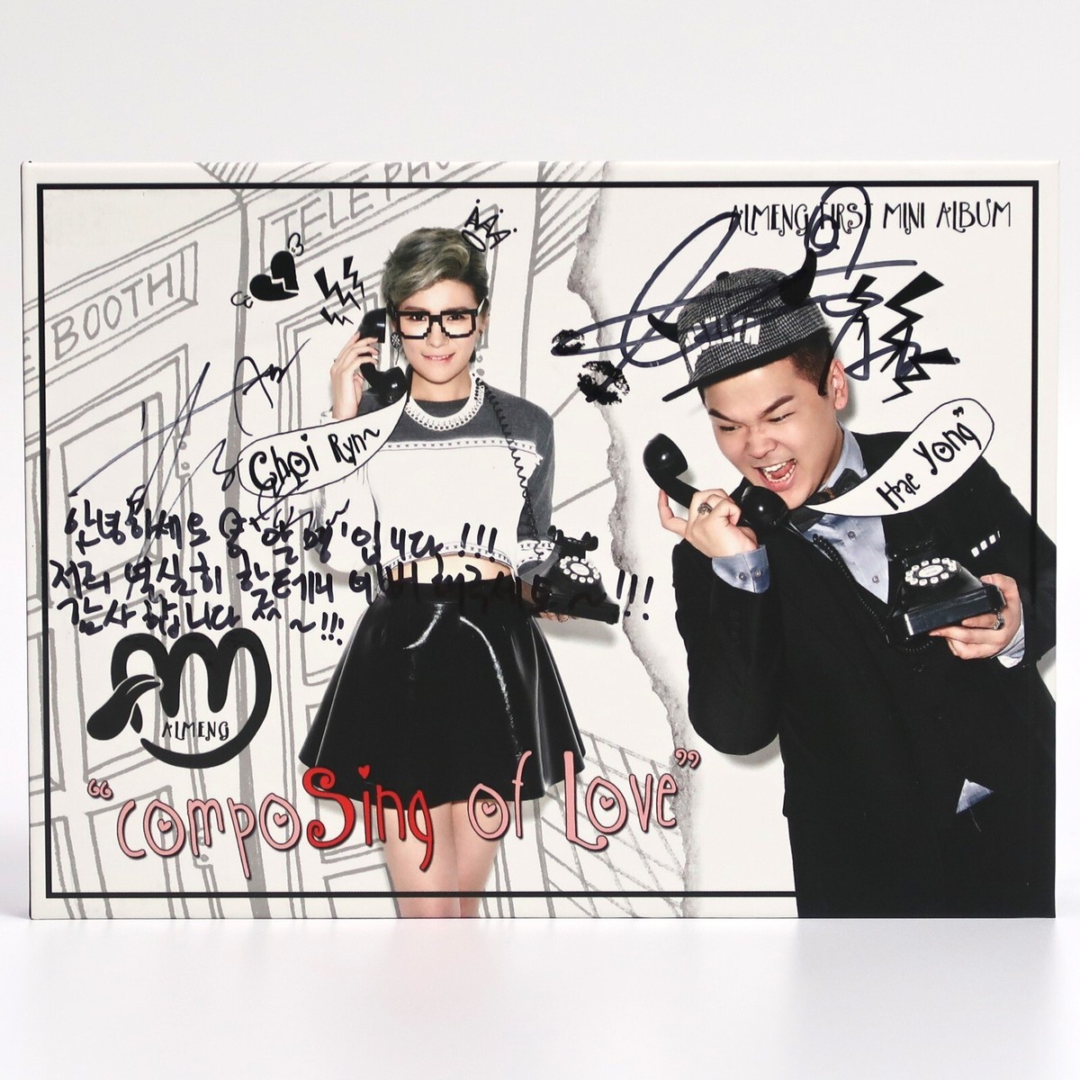 Almeng - Composing of Love Signed Autographed CD Album Promo