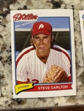 2020 TOPPS X SUPER 70s SPORTS BASE CARD PHILADELPHIA PHILLIES STEVE CARLTON #49