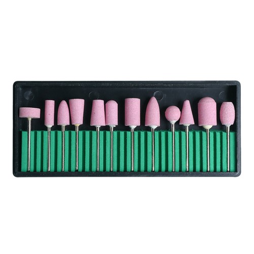 12 Pcs Ensemble De Tête Broyage Laine collections Lime À Manucure Outils Meulage