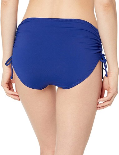 Traje de baño para mujer 24th & Ocean 236920 cintura media corbata lateral parte inferior de bikini talla M - Imagen 2 de 2