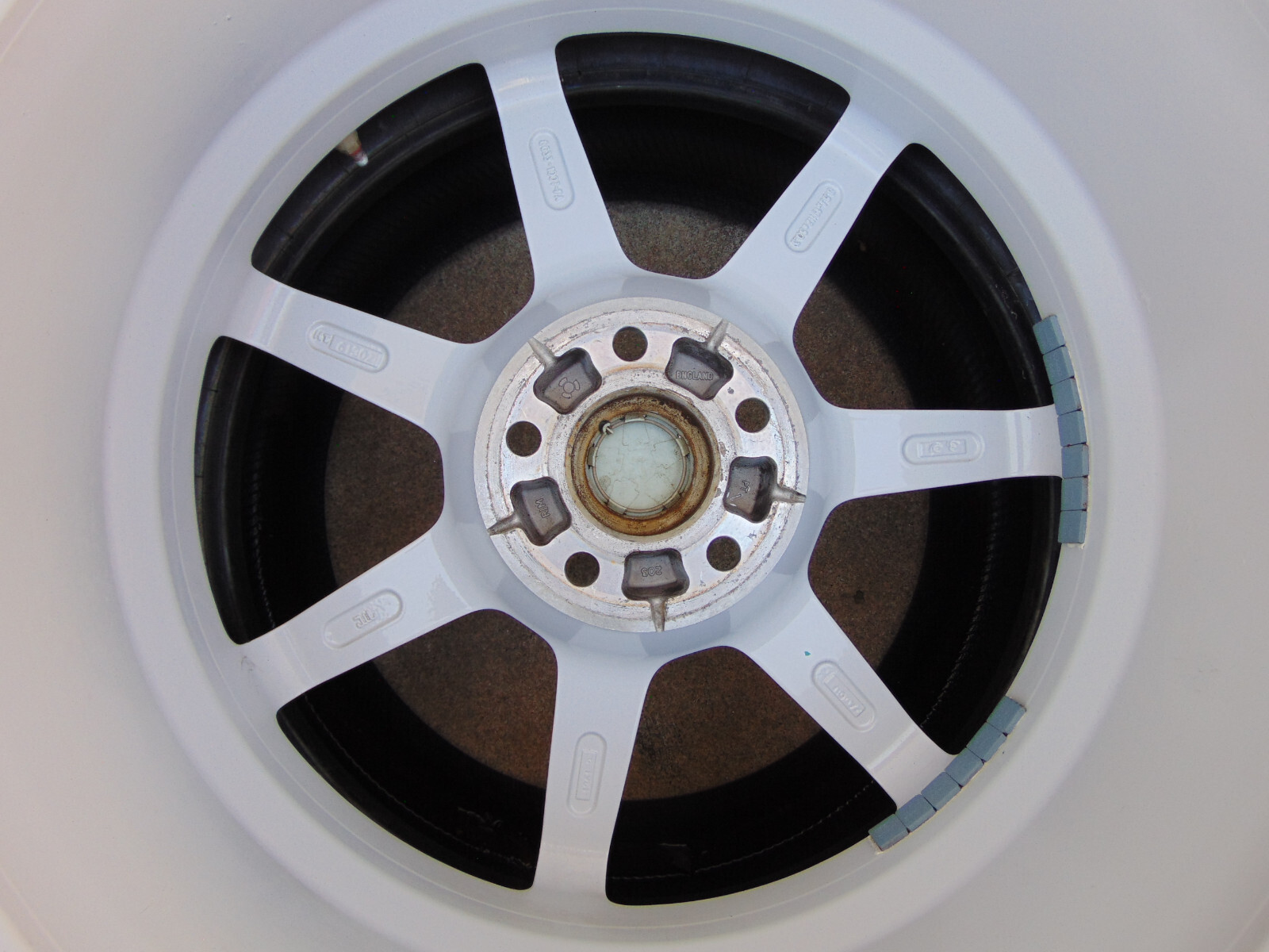 1 USED Silver OEM Aston Martin Vantage 19X8.5 Rim & TPMS 6G33-1007 FREE SHIPPING