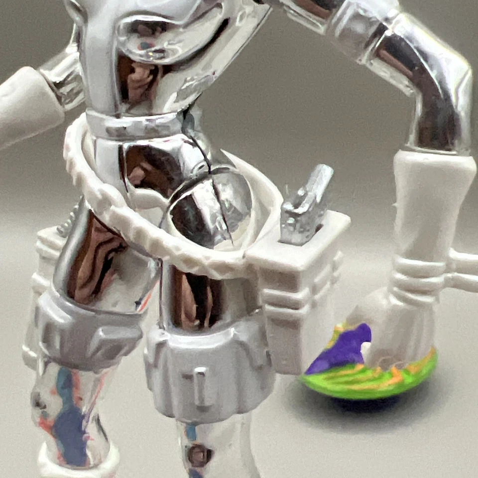 Figura de acción Silver Sable Spider Man Sneak Attack 1998 -ToyBiz Foto 3 de 4