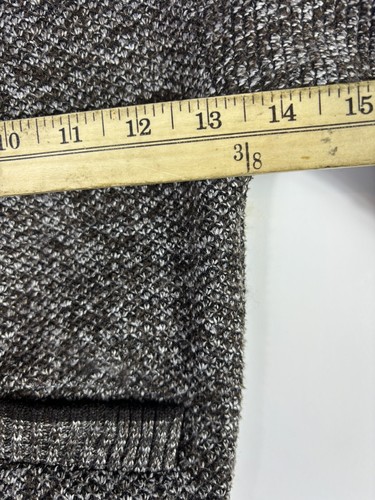 Gilberti Est 1999 Boys 7 Open Front Brown Button Down Sweater 2112 - Picture 7 of 14