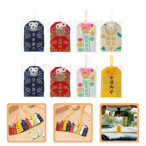  8 PCS Japanische Amuletttasche Anhänger Im Japanischen Stil Glücklich - Bild 1 von 12