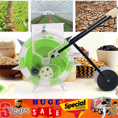 Manual Seeder Handheld Seeding Machine Peanut Corn Bean Planter Seed Spreader US