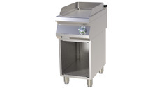Gastro Elektro-Griddleplatte Standger&auml;t Unterbau Grillplate Bratplatte verchromt