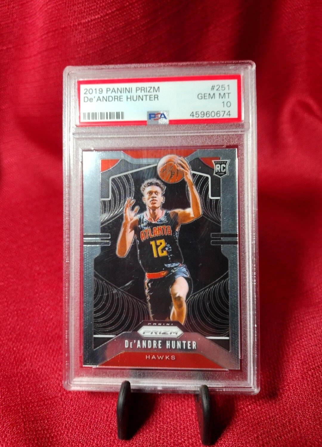 2019 De'Andre Hunter Panini Prizm #251 Rookie PSA 10
