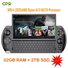GPD WIN 4 2025 UMPC AMD Ryzen AI 9 HX370 32GB RAM 2TB SSD Windows 11 GamePad