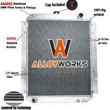 4-Row Radiator Fit Komatsu Excavator PC200-7 PC210-7 PC200LC-7 20Y-03-31111