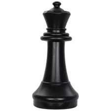 MegaChess 15 Inch Dark Plastic Queen Giant Chess Piece